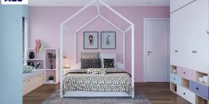 Phòng ngủ tuổi teen không giới hạn về màu sắc