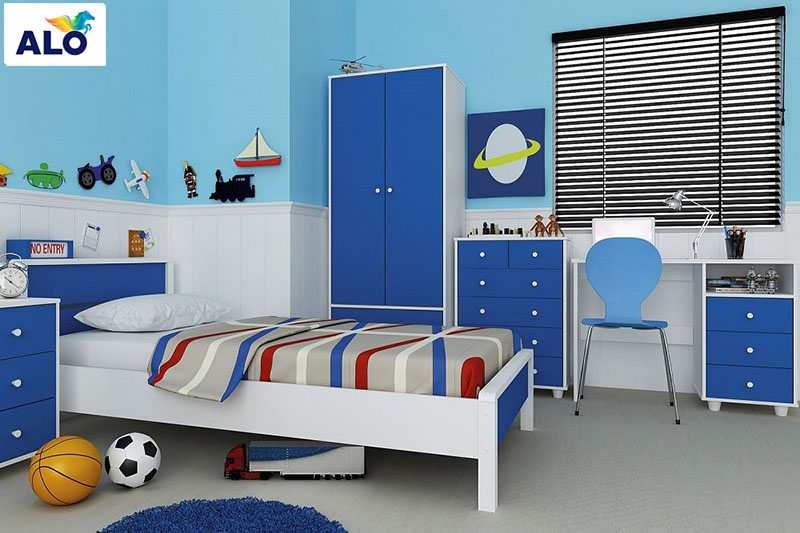 Phòng bé gái thích hợp với các gam màu sơn tường nhẹ nhàng