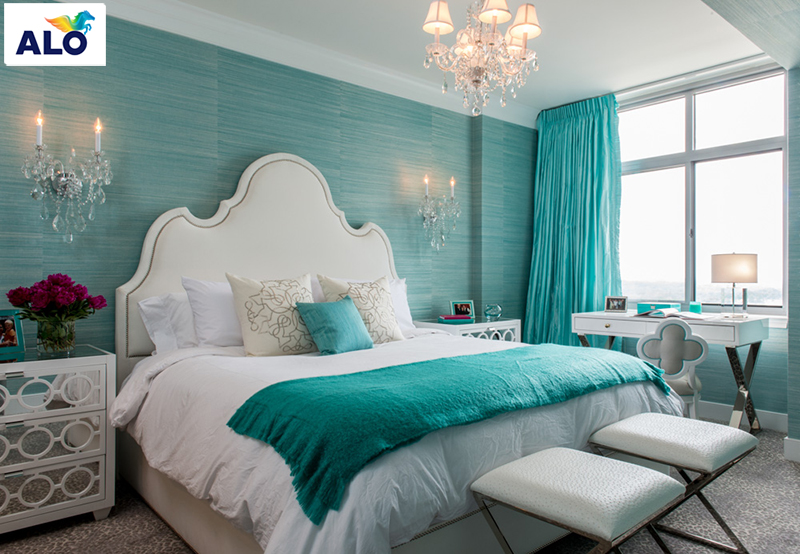 Phòng ngủ người Quý Hợi nên sử dụng màu xanh